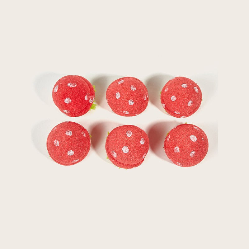 Sponge cheveux sommeil à Curl Styling outil Strawberry Balles de curling