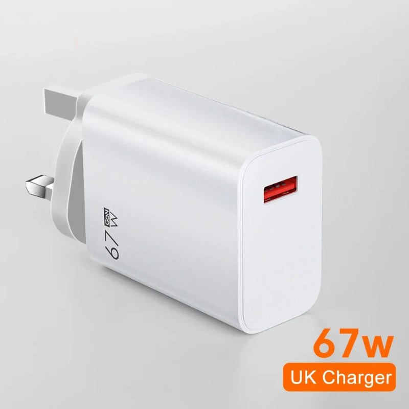 Chargeur USB à charge rapide 67W GaN