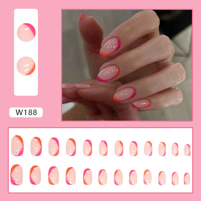 Style de commerce extérieur Fausses ongles Conseils pour porter les ongles Été Hot-seller Ballet Nail Ti