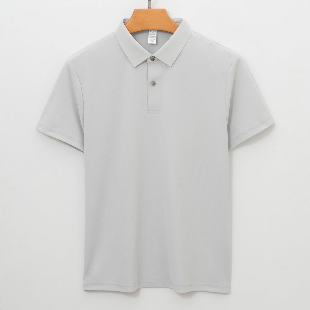 Moisture-Wicking Summer Lapel Polo Shirt