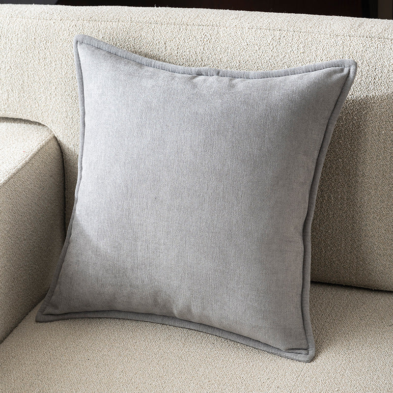 Haut-de-gamme Chenille Oreiller Salon Canapé Coussin en peluche tissu Bolster