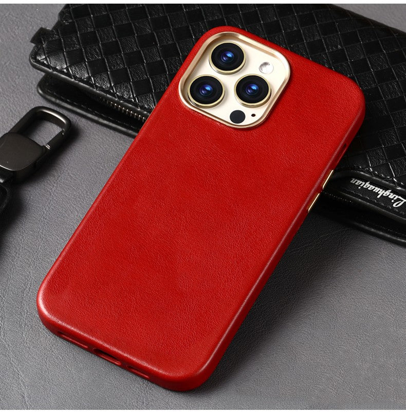 Étui de protection pour téléphone mobile Couche de couverture Aspiration magnétique anti-chute Charg sans fil