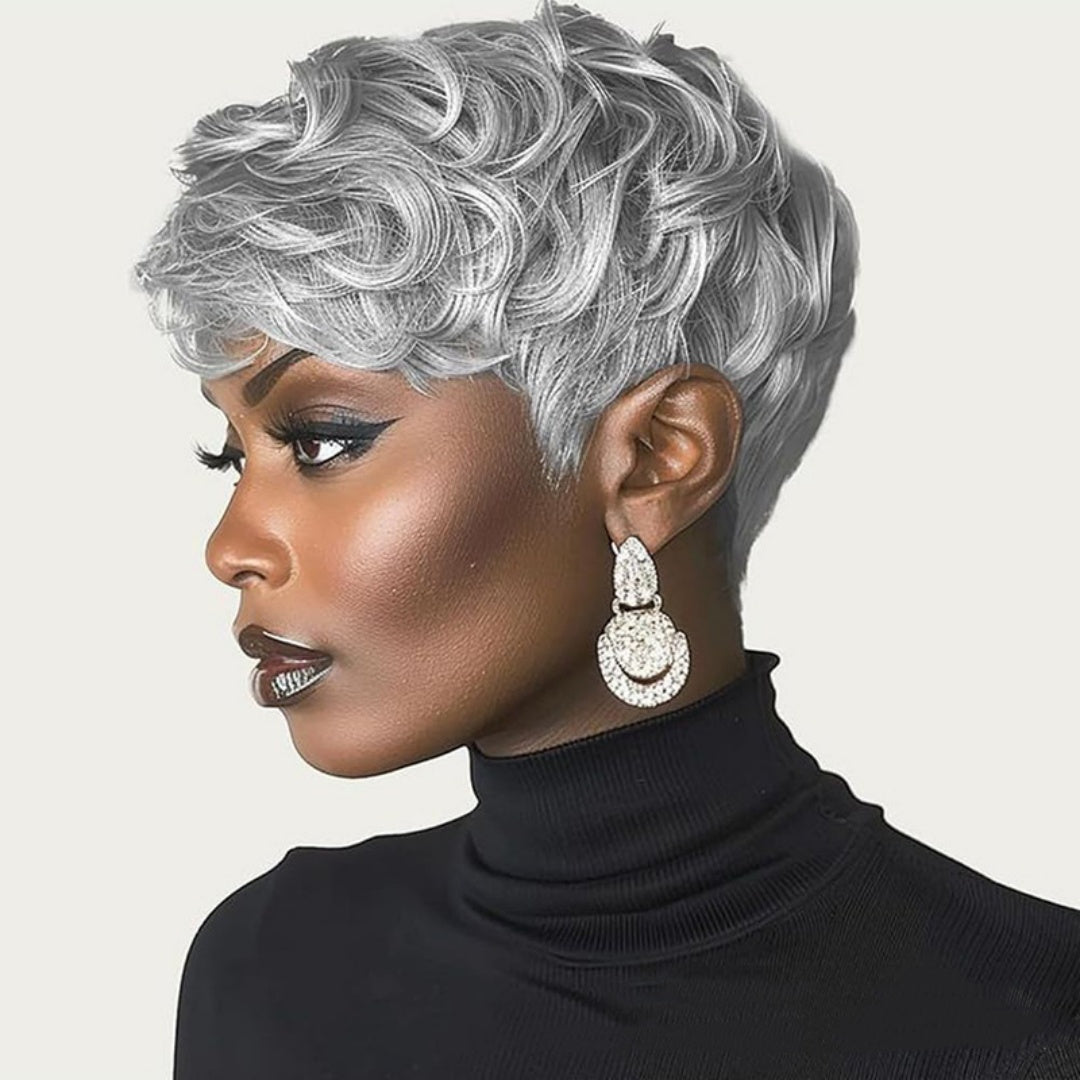 Wig Short Curly Layered Wig
