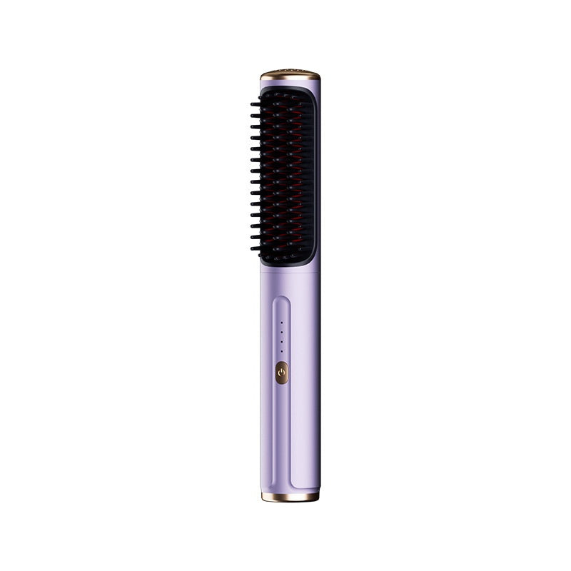 L'anion de peigne droit sans fil ne blesse pas les cheveux Portable pour le curling ou le lissage