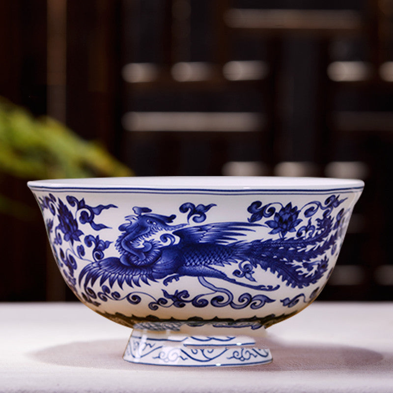 Bols de nouilles domestiques Os de céramique Chine pour manger