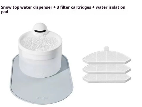 Distributeur d'eau pour animaux sans fil intelligent avec surveillance de la qualité de l'eau 24 heures sur 24 pour les chats et les chiens