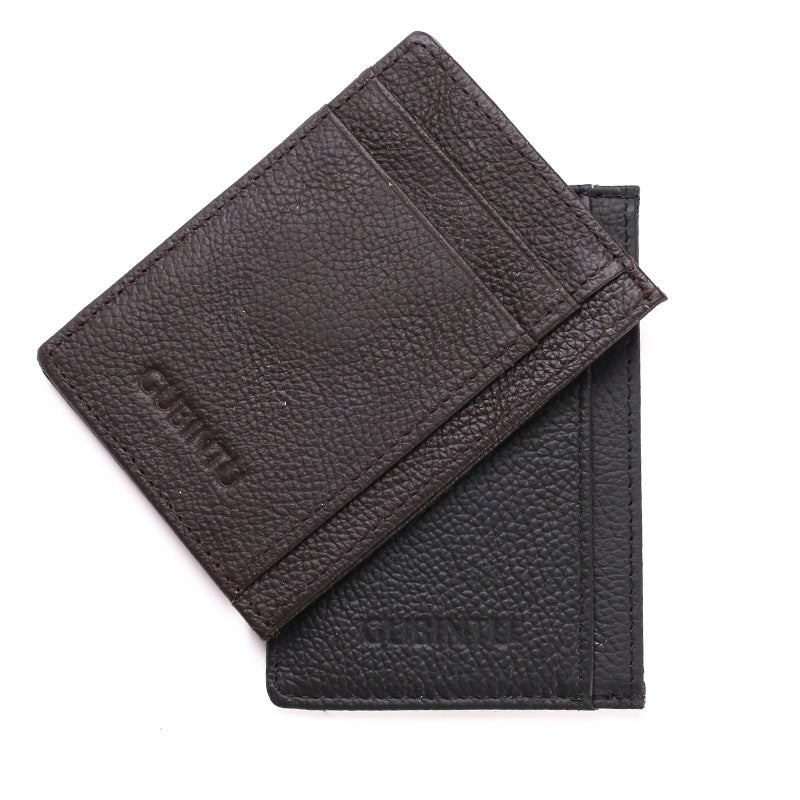 Porte-cartes créatives pour hommes Solid Color Simple