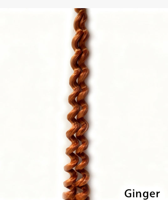 24in150g Italie boucles Deep twist boho boucles Crochet cheveux