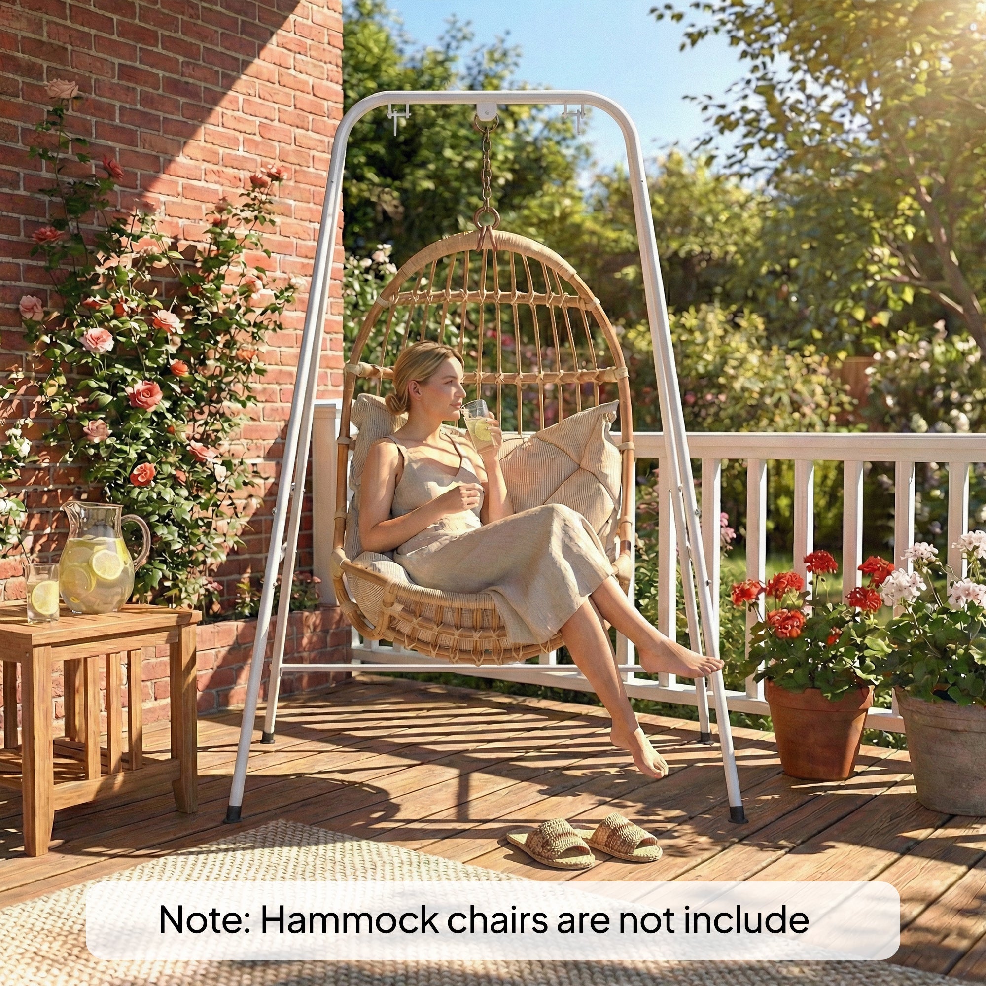 Support de chaise Hamock à usage intérieur et extérieur avec des coussinets antidérapants