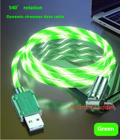 Colorful Cheval Racing Light Car Atmosphère Fil de charge Super rapide