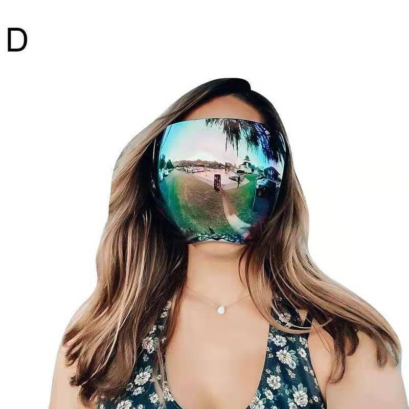 Masque d'espace de couleur Masque visage anti-fog Lunettes de protection anti-splash