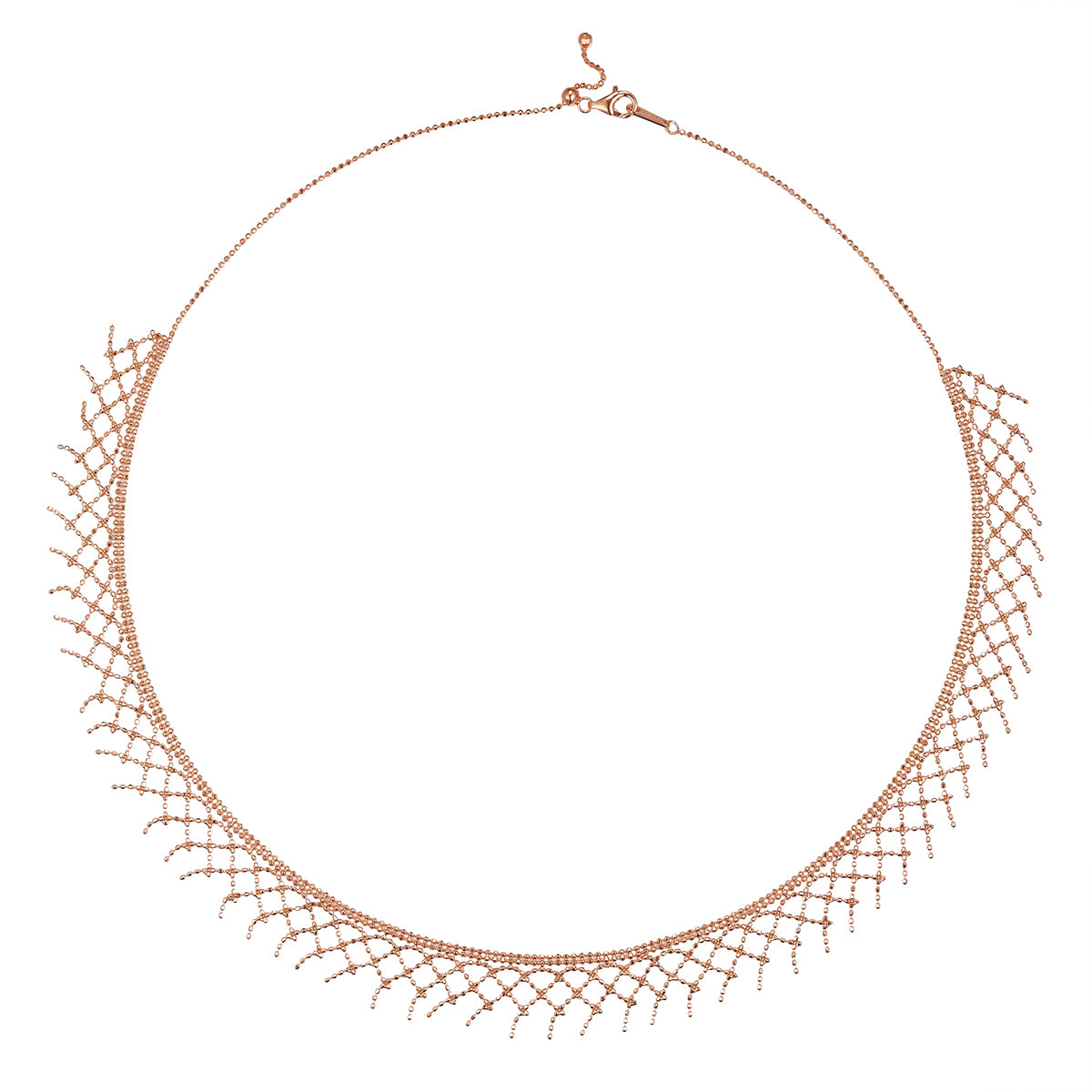 S925 Collier en maille argent sterling 45cm réglable 4,7g 10,5mm Plaque de platine large