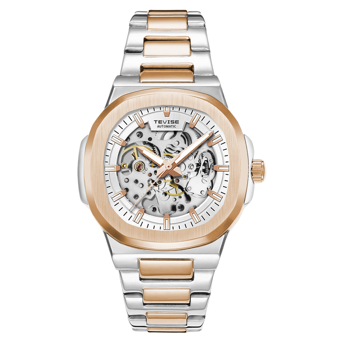 Large Hollow Automatic Luminous Waterproof Montre mécanique
