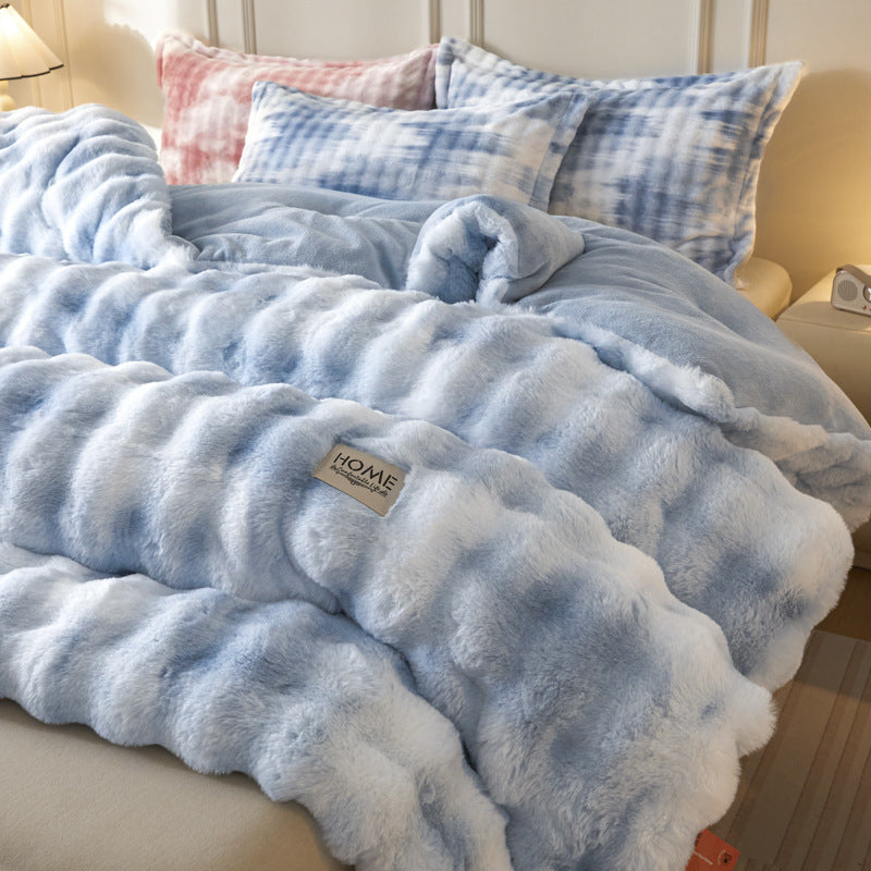 Insert de couette chauffante en peluche