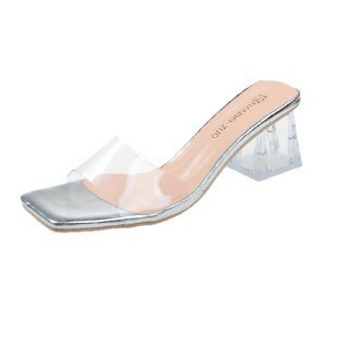Women's Square Heel Slingback Sandals