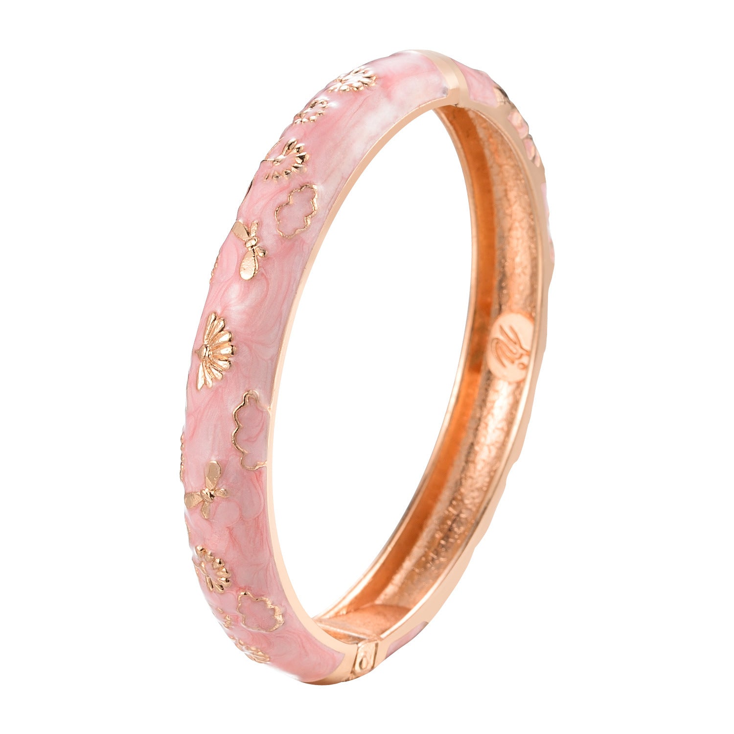 Dai Li Cloisonne Bracelet Vintage Palais Style Émail Drop Huile Bracelet Fleur Série Ouvert