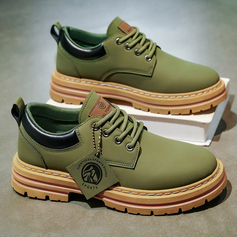 Hommes Casual Tout-Match Trendy Vêtements de travail Martin Bottes