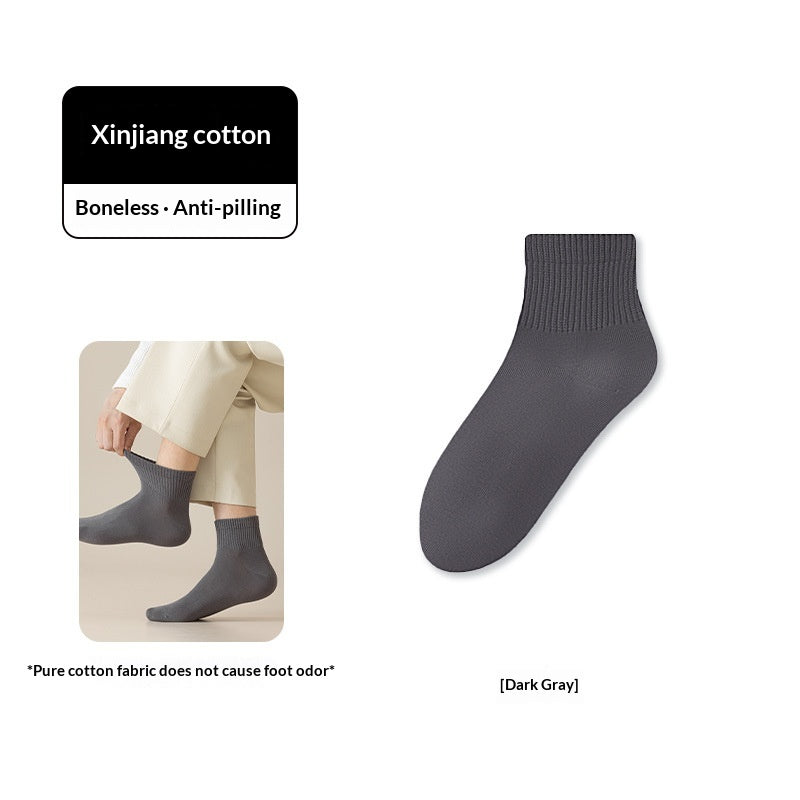 Chaussettes Athletic Mid-Crew Antibactériennes et Odor-résistantes