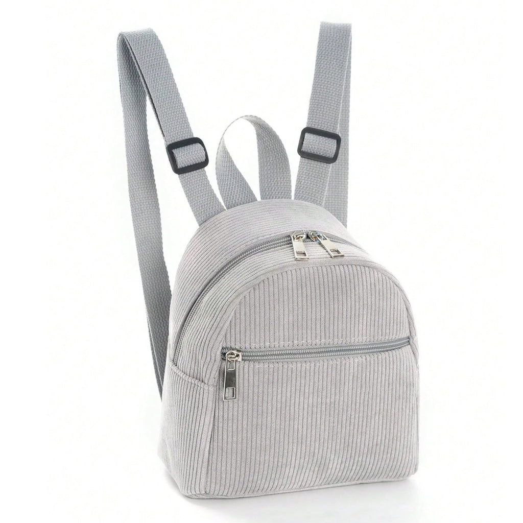Sac à dos Mini Couleur Clair Multi Couleur Sac à dos Mode Corduroy Sac à dos Simple Casual Hommes