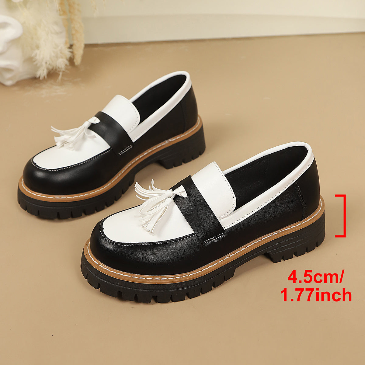 Mocassins pour femmes Vintage Plus Taille Bow