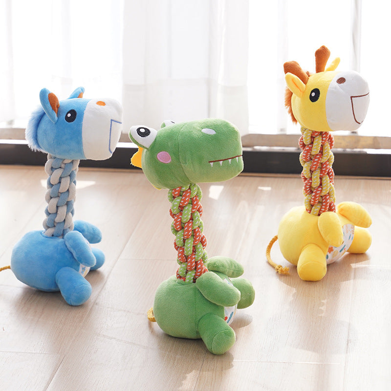 Bends et jouets en peluche anti-agglomérés pour chiens