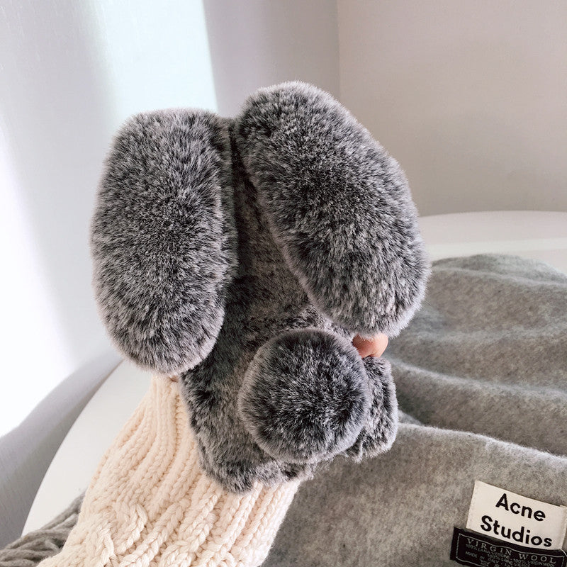 Cas téléphonique de lapin chaud d'hiver simple