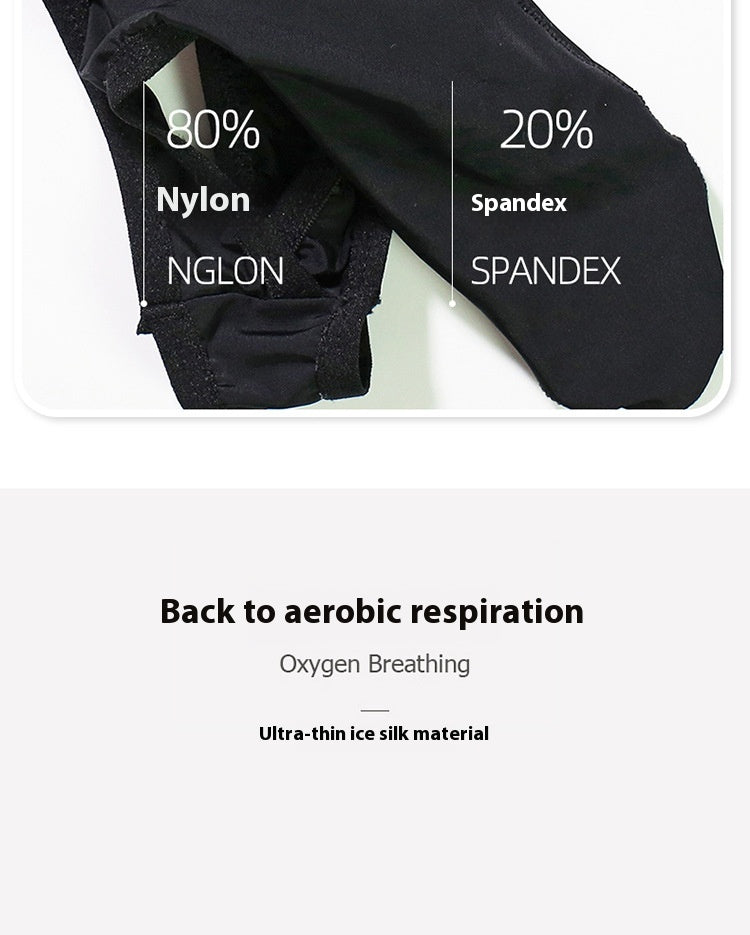 Sous-vêtements en Thong Elephant Nez Low Waist Breathable T-back