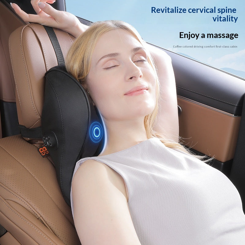 Accoudoir de voiture Massage électrique Lombaire Support Coussin