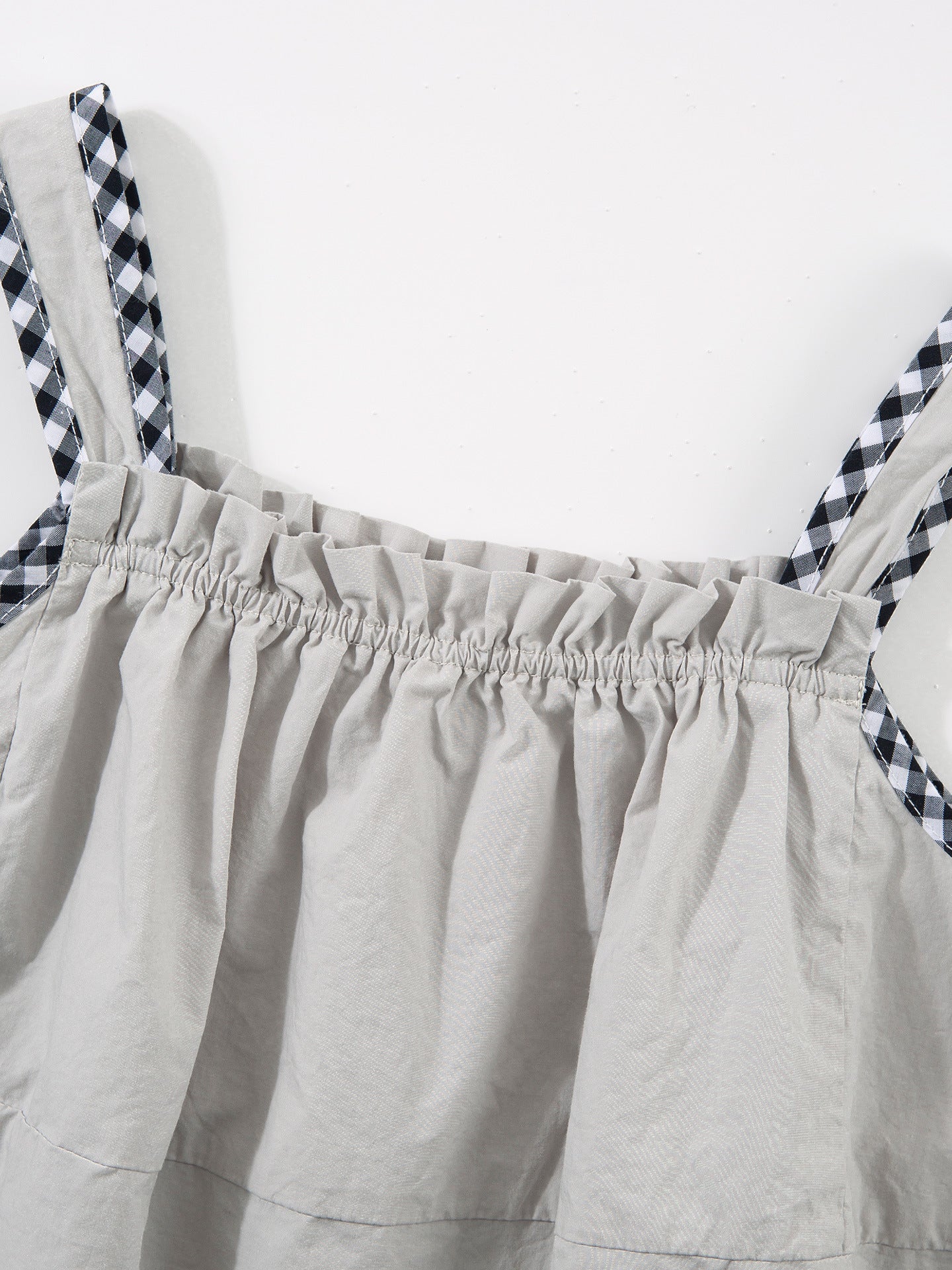 Filles Plaid Suspender Top et Bloomer Pantalons Deux-Piece Set