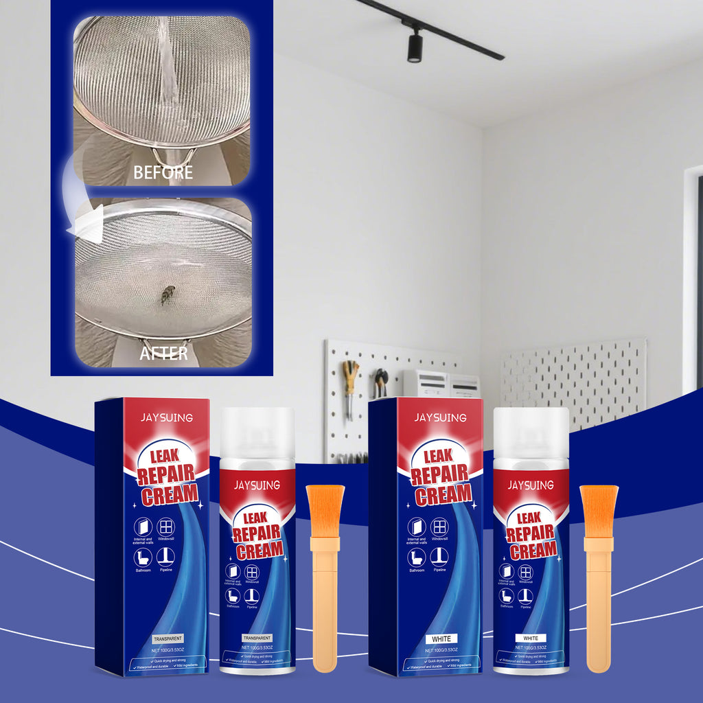 Pinceau de réparation d'épreuve de fuite blanc 1 00g Bouteille-1 Brush-1box
