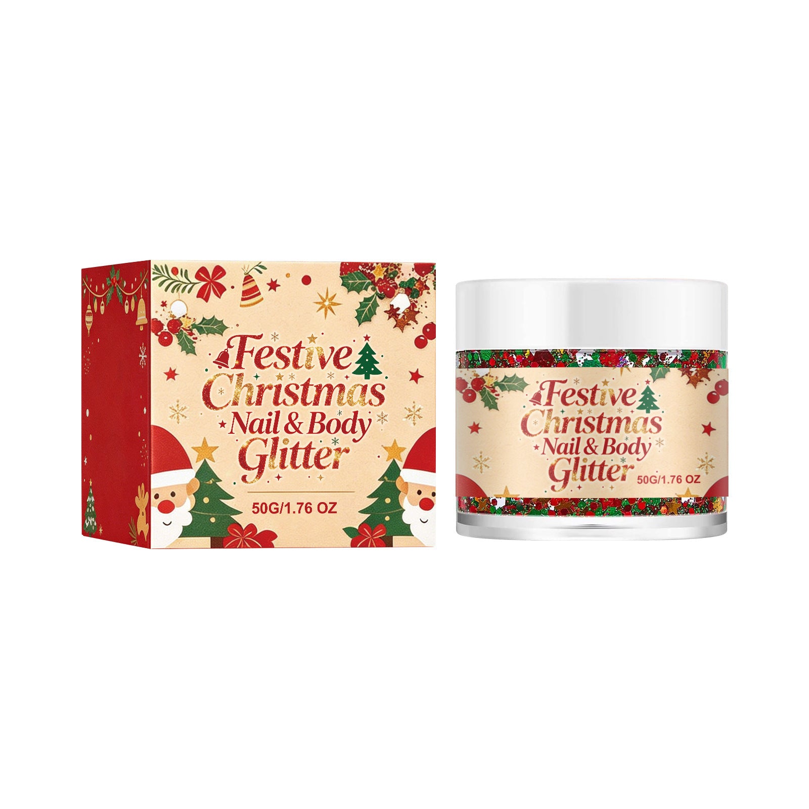 Gel de beauté de Noël Glitter