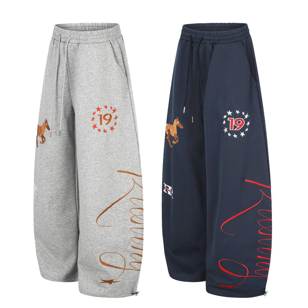 Pantalon brodé pour femmes