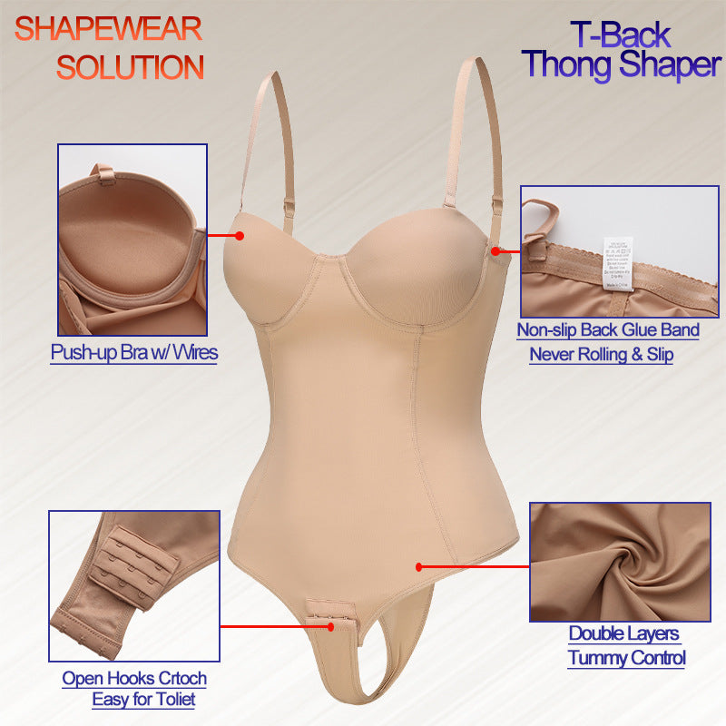 Bodywear Triangle Plus-Tize sans bretelles pour robes du soir
