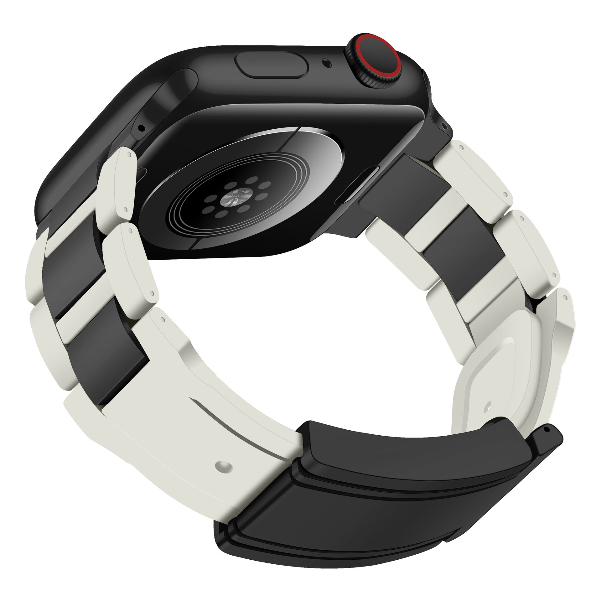 Bracelet de montre en acier inoxydable en forme de T