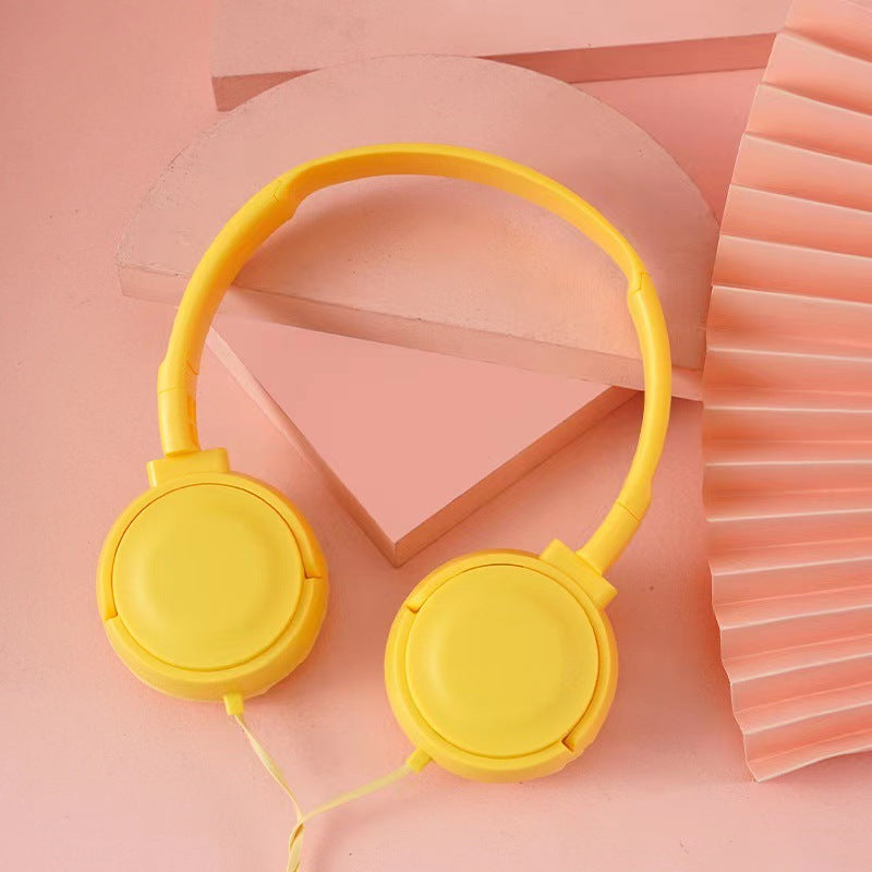 Casque filaire à tête en Macaron avec microphone
