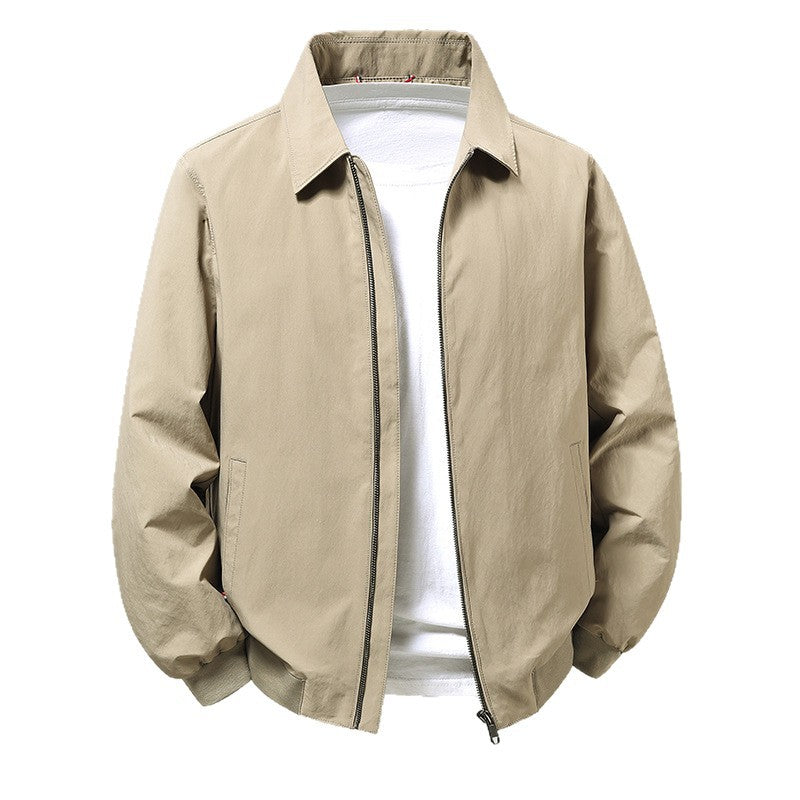 Veste Lapel Homme Printemps Automne Vêtements de dessus