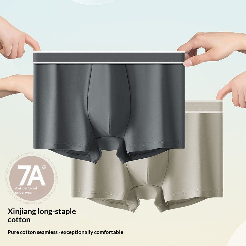 Slips de boxeur en coton pour hommes