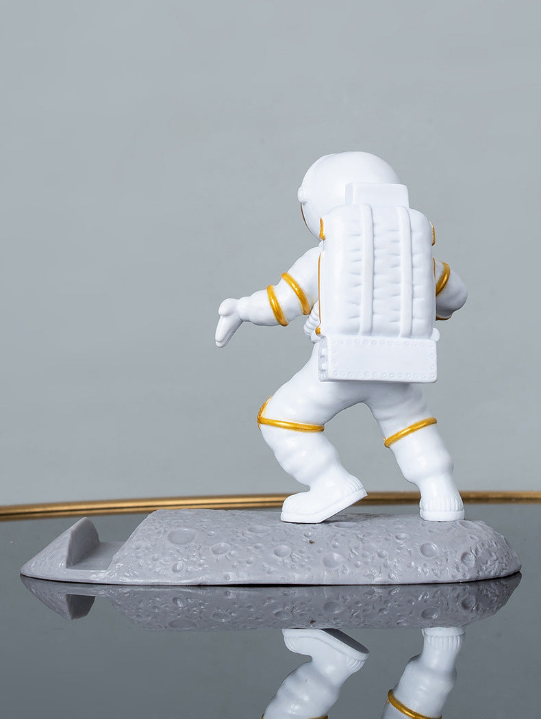 Astronaute Décoration Spaceman Support de téléphone portable Lazy Binge-watching Tool