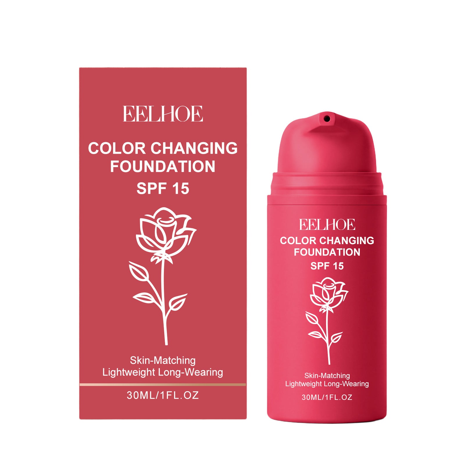 Eelhoe Warm Sensing Color-Adjusting Foundation La couleur naturelle a une belle texture qui adher