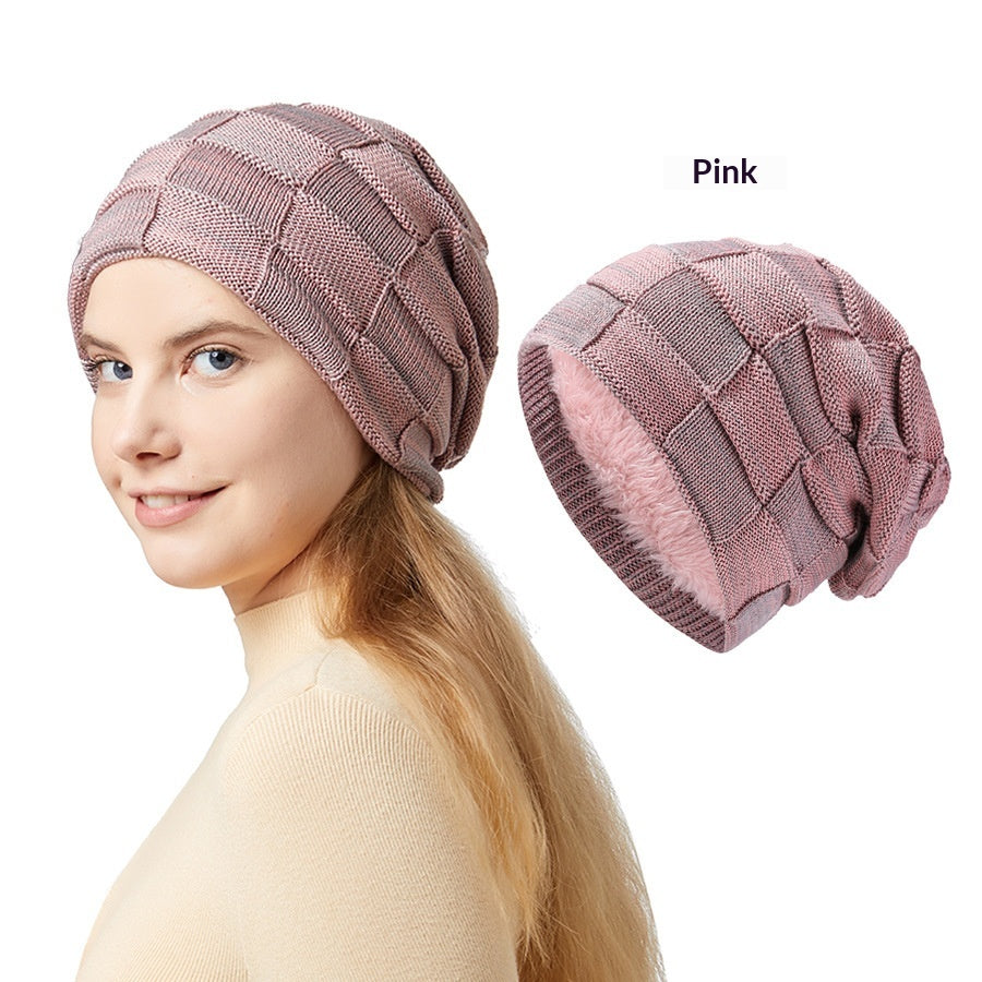 Hommes Chapeau tricoté d'hiver Couples Style chaud Flèche-lin d'oreille protection de laine