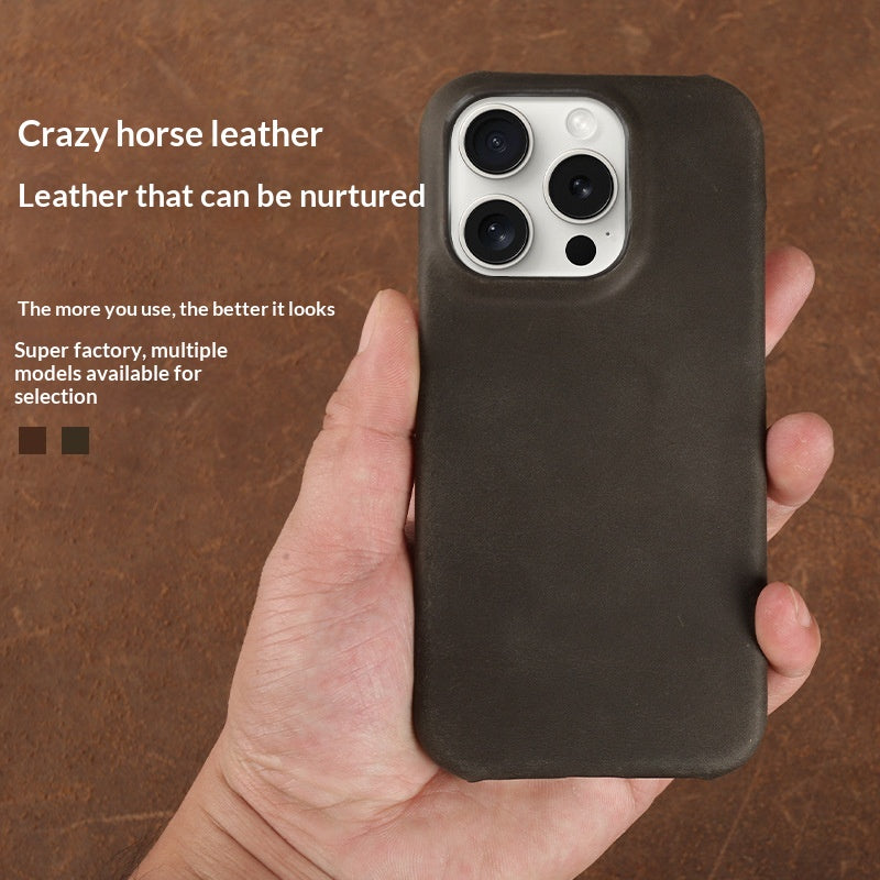 Étui de téléphone en cuir à la mode
