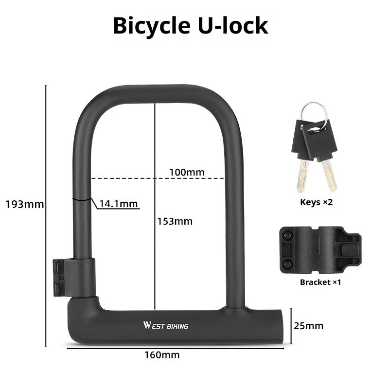 VéloElectric Bike U-Shape Shear-Resistant Antivol Lock