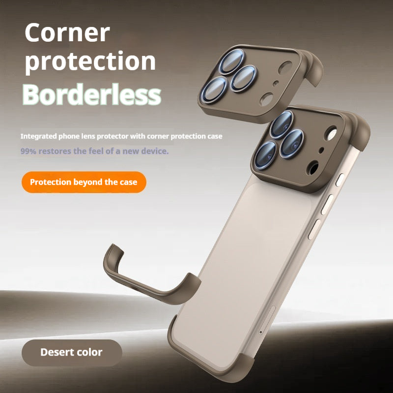 Cas de téléphone applicable sans cadre dissipation de chaleur Manche de protection