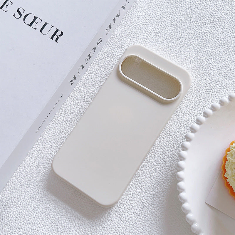 Coque téléphone 6A Bord droit Silicone liquide résistant à la goutte Étui souple