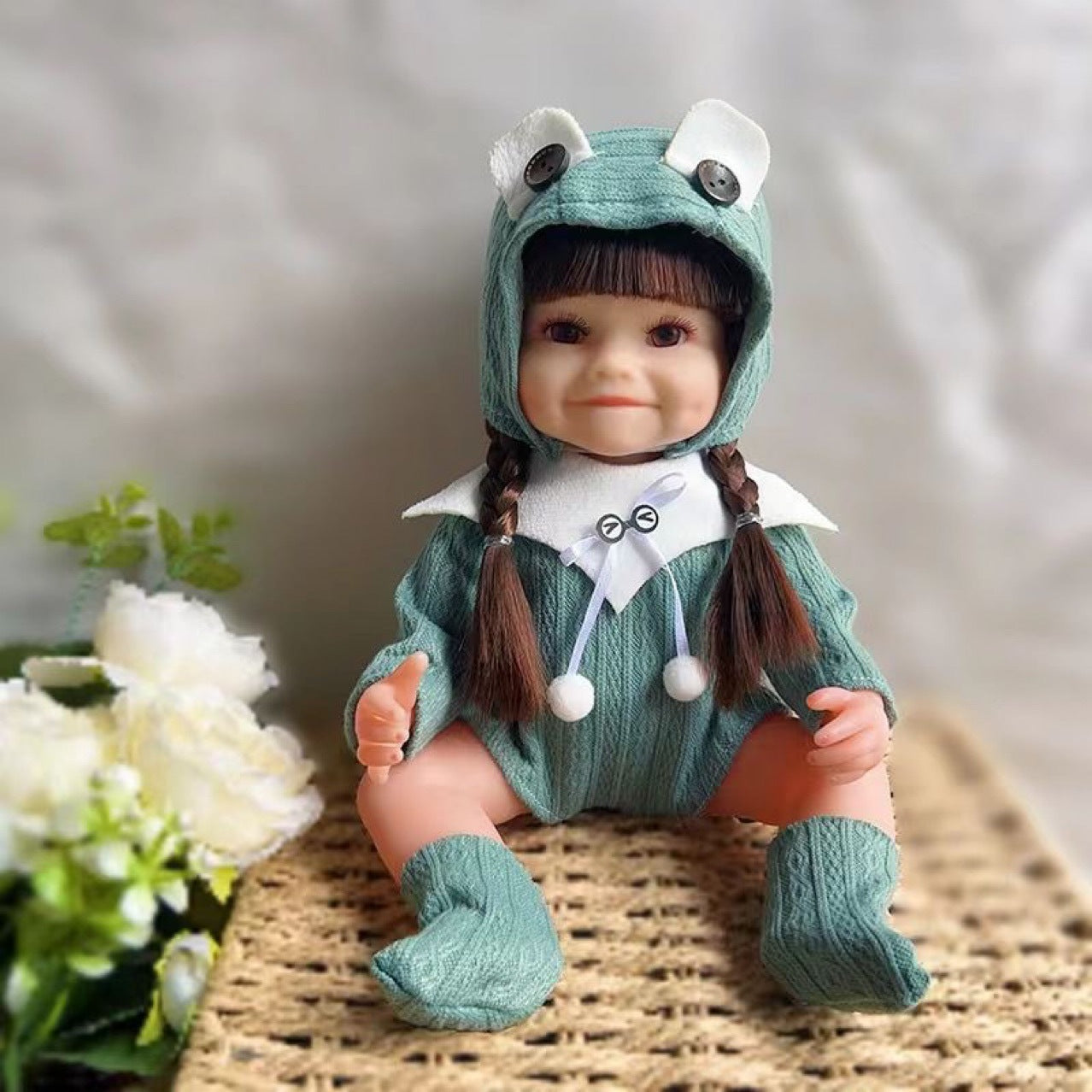 En stock 30 Cm réel jouet de poupée bébé fille