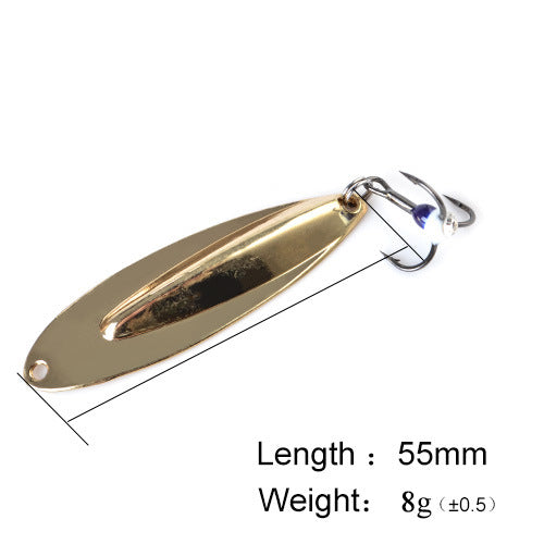 Luya Bait Aluminum Alloy Lure Sequin Tossing Lure