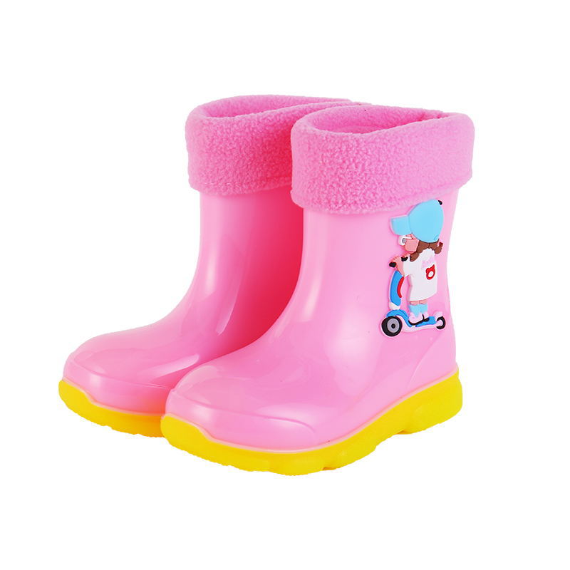 Bottes de pluie détachables antidérapantes