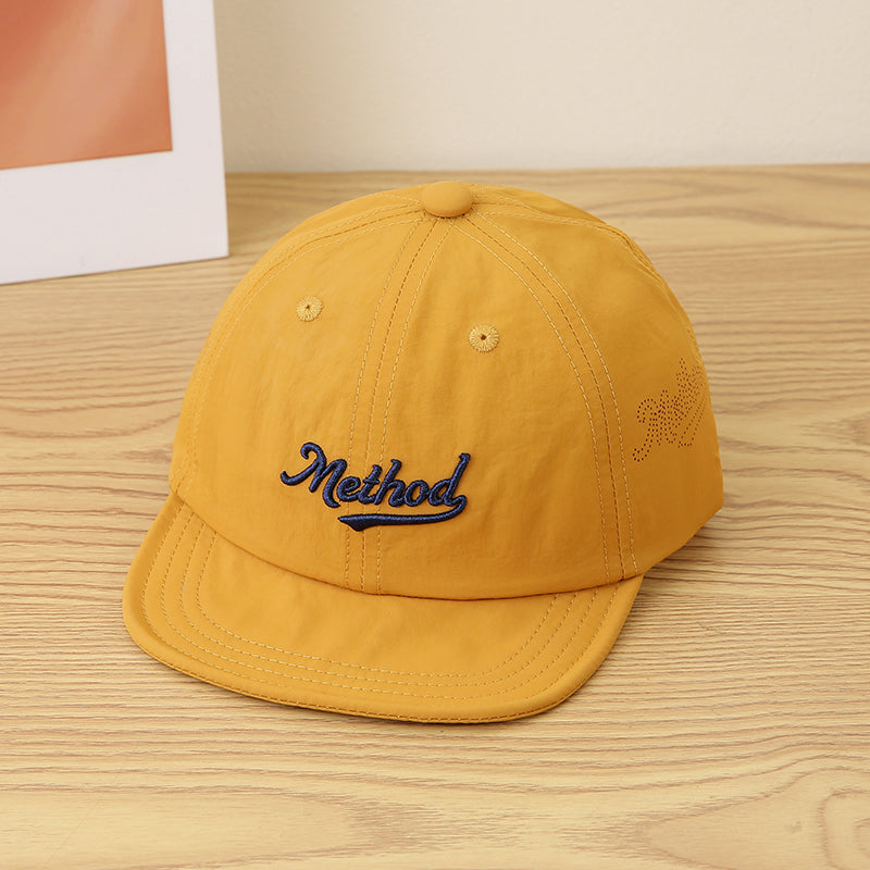 Broderie à lettre en couleur unie pour enfants Séchage rapide Légèreté réglable Simple Casual