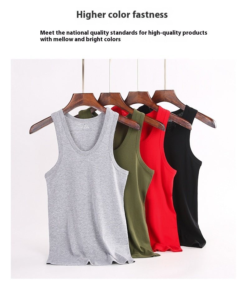 Veste homme coton Slim Fit sport bas bas chemise respirant stretch sous-vêtements