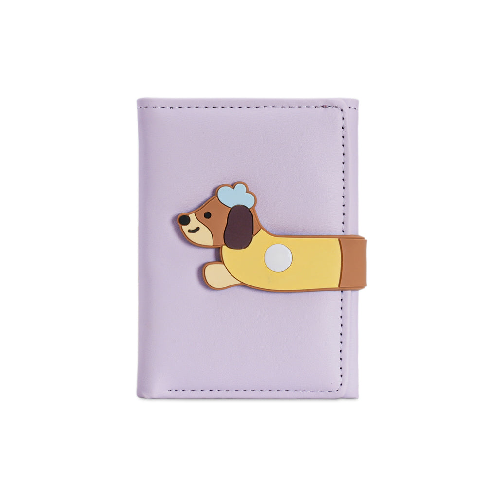 Fille Coeur Cartoon Mignon Illustration Étudiant Mini Court Portefeuille